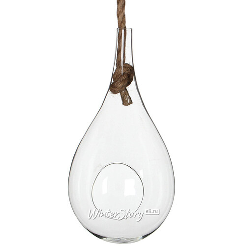 Стеклянный шар для декора Капля Кантри 40*20 см Edelman