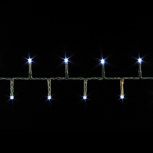 Светодиодная гирлянда на елку 185 см Luca Snake, 550 холодных белых LED ламп, зеленый ПВХ, контроллер, IP44 Edelman