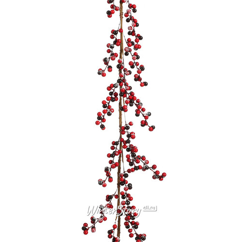 Декоративная гирлянда Berries Westerio 180 см заснеженная Edelman