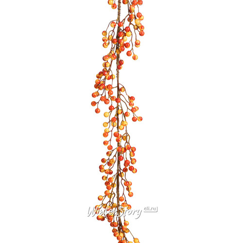 Декоративная гирлянда Berries Santiago 180 см оранжевая Edelman
