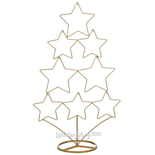 Декоративная елка из металла Stella Gold 58 см Edelman
