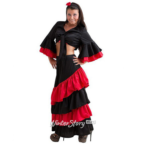 Взрослый карнавальный костюм Испанка, 42-46 размер Бока С