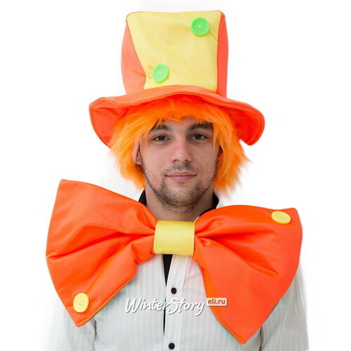 Карнавальная шляпа Клоун с бантом, для взрослых Бока С