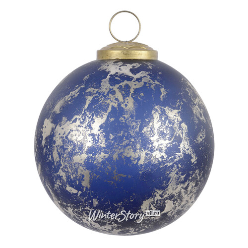 Винтажный елочный шар Planete Terre 8 см, стекло Kaemingk