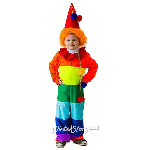 Карнавальный костюм Клоун Радуга, 122-134 см Бока С