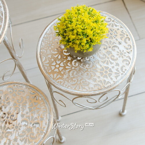 Комплект столиков для цветов Fredrica Ais, 3 шт Boltze