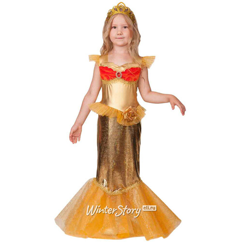 Карнавальный костюм Золотая рыбка, рост 116 см Батик