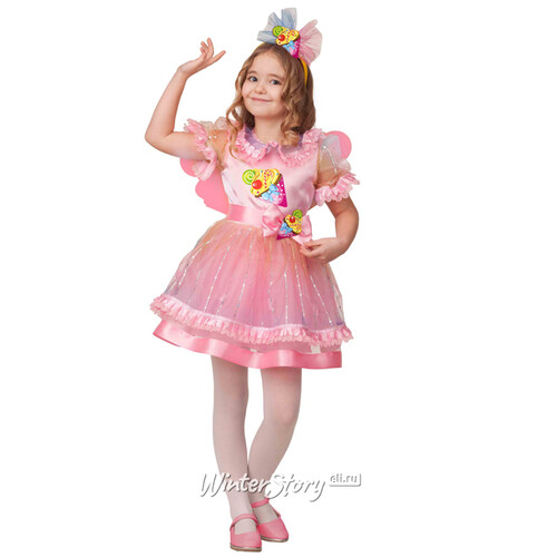 Карнавальный светящийся костюм Пироженка-мороженка, рост 110 см Батик
