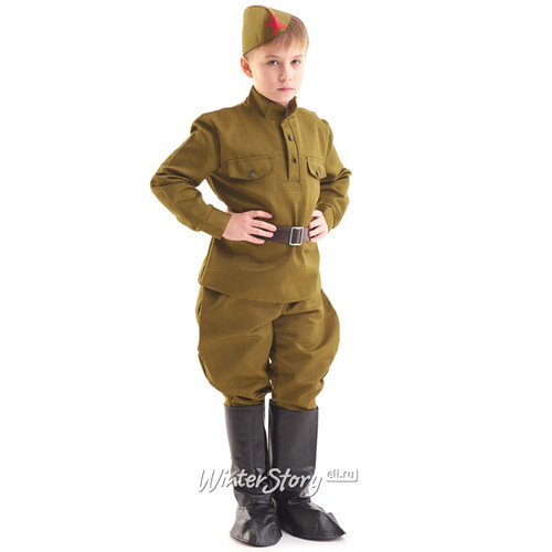 Детская военная форма Солдат в галифе, рост 104-116 см Бока С