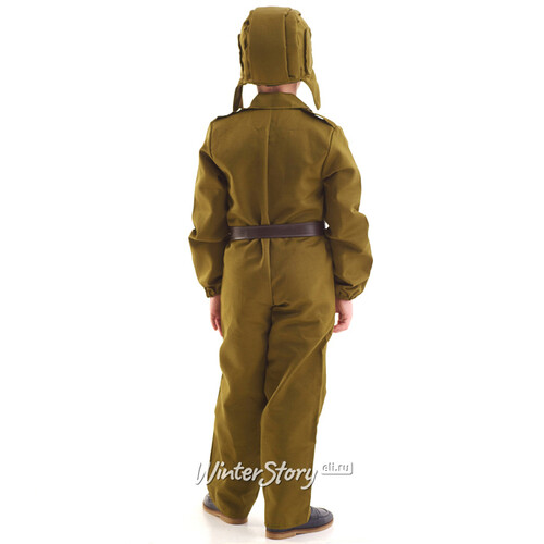 Детский военный костюм Танкист, рост 122-134 см Бока С