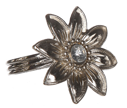 Кольцо для салфетки "Серебряные цветы", 4 шт Billiet