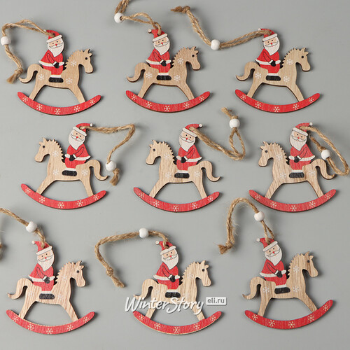 Набор елочных игрушек Рождественские Скачки 7 см, 9 шт, подвеска Breitner