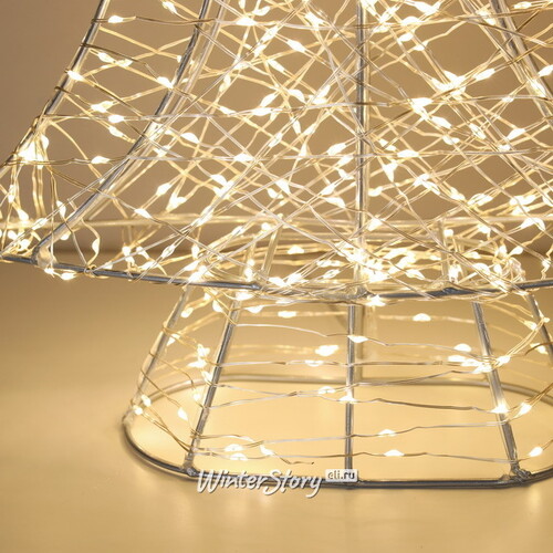 Светодиодная фигура Елка Аноретта 40 см, 500 теплых белых микро LED ламп, IP44 Winter Deco