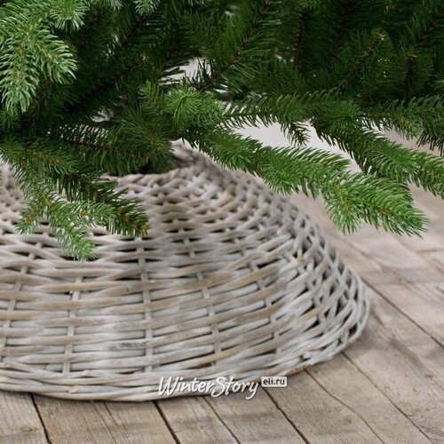 Плетеная корзина для елки Нордик 62*18 см бежево-белая National Tree Company