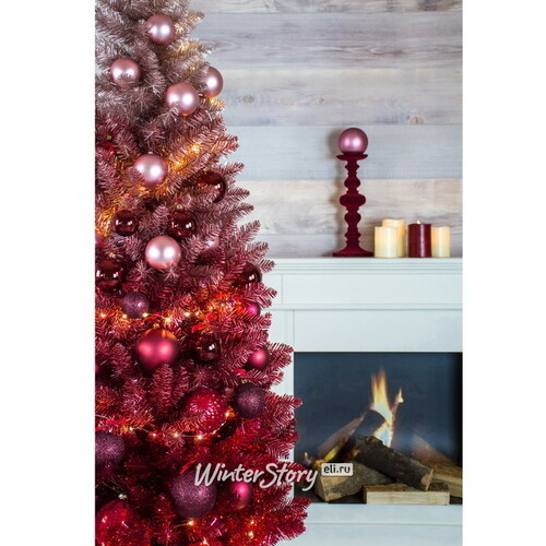 Розовая искусственная елка Vegas 213 см, фольга A Perfect Christmas