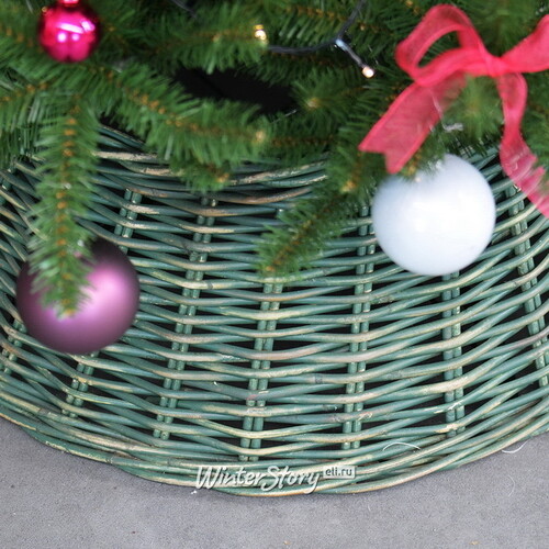 Плетеная корзина для елки Джамберто 65*26 см зеленая National Tree Company