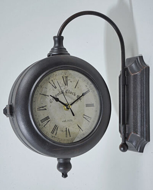 Старинные часы, металл, размер 30х11,5х35 см Kaemingk
