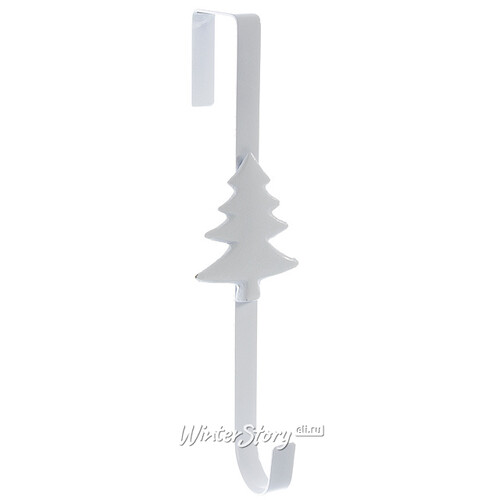 Крючок дверной для рождественских венков 29 см белый Kaemingk