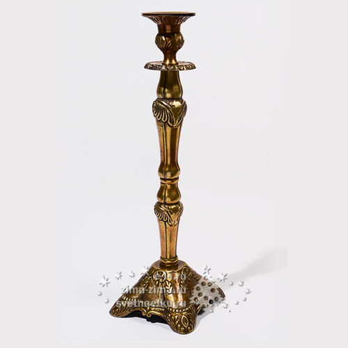 Подсвечник Императорский на 1 свечу, 31 см, золото Kaemingk