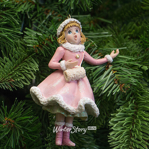 Елочная игрушка Рождественские Певцы - Девочка 11*7 см, подвеска Holiday Classics