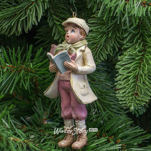 Елочная игрушка Рождественские Певцы - Мальчик 11*7 см, подвеска Holiday Classics