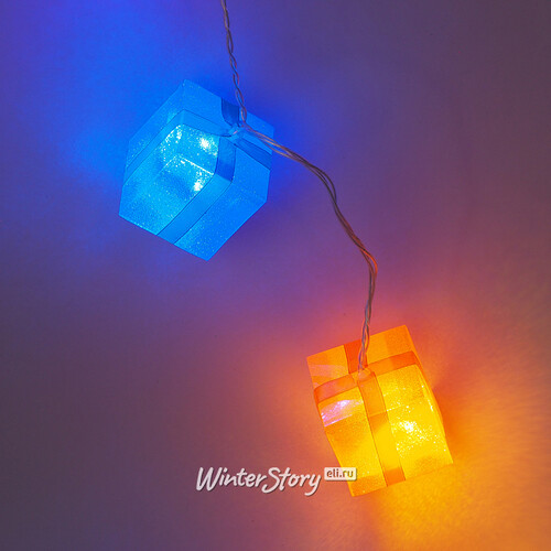 Светодиодная гирлянда Яркие Подарки 20 теплых белых LED ламп 2.8 м, прозрачный ПВХ Kaemingk