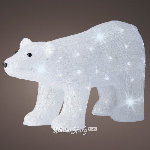Светодиодная фигура Медведь из Арктик Виллидж 61*33 см, 50 LED ламп, IP44 Kaemingk