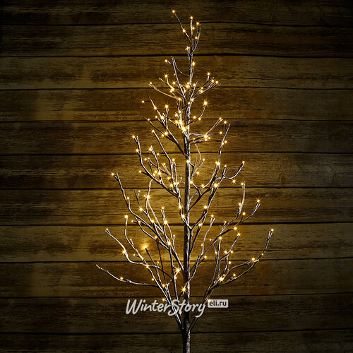 Светодиодное дерево "Морозный Иней", 120 см, уличное, 160 LED ламп, теплый белый Kaemingk
