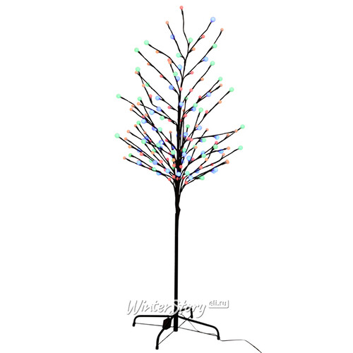 Светодиодное дерево Espacio Fiore 180 см, 240 теплых белых/разноцветных LED ламп, контроллер, IP44 Kaemingk
