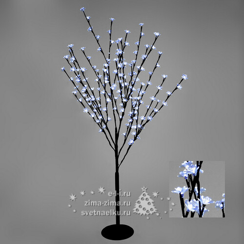 Светодиодное дерево "Цветущая Яблоня", 180 см, уличное, 192 LED ламп, холодный белый Kaemingk