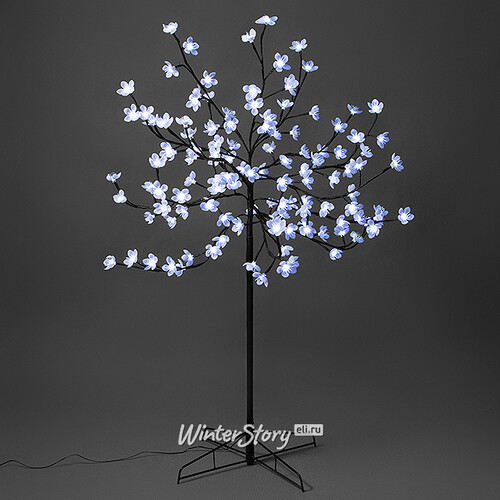 Светодиодное дерево "Цветущая Яблоня", 120 см, уличное, 128 LED ламп, холодный белый Kaemingk