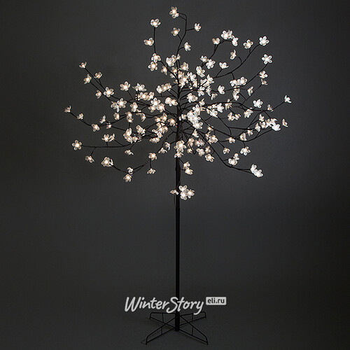 Светодиодное дерево Цветущая Сакура 180 см, уличная, 192 LED ламп, теплый белый Kaemingk