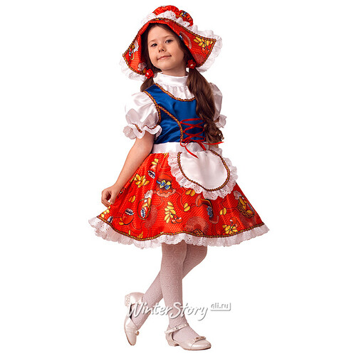 Карнавальный костюм Красная Шапочка, рост 104 см, Сказочная Страна Батик