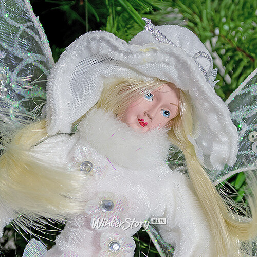 Кукла на елку Зимняя фея Аннализа 22 см, подвеска Eggl