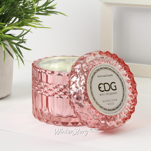 Ароматическая свеча Crystal Gasperi: Moroccan Rose 9 см, стекло EDG