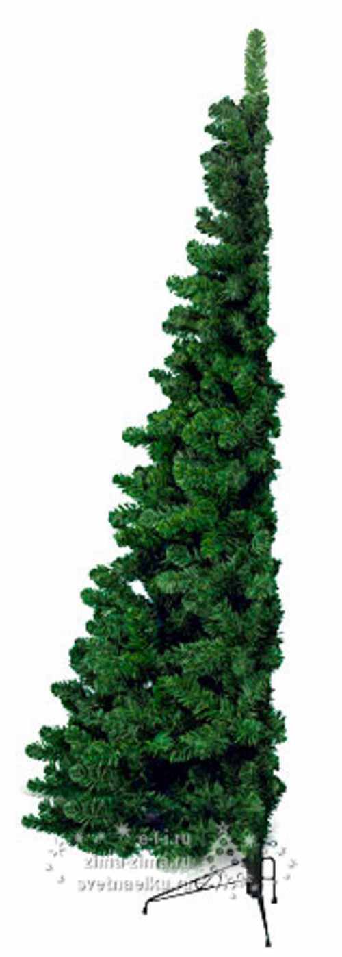 Искусственная елка Классика пристенно-угловая 210 см, ПВХ Kaemingk