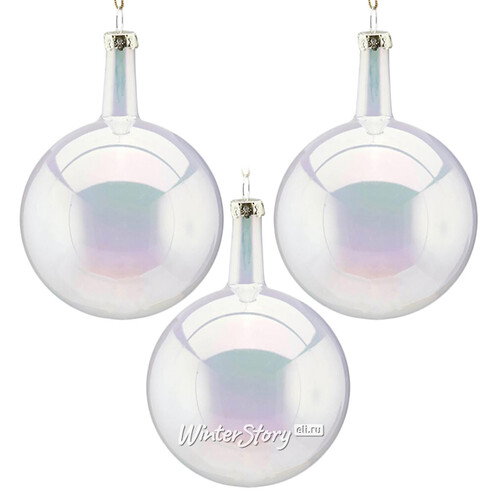 Набор стеклянных шаров Viva Lamberto - Faire le Сon 8 см, 6 шт EDG