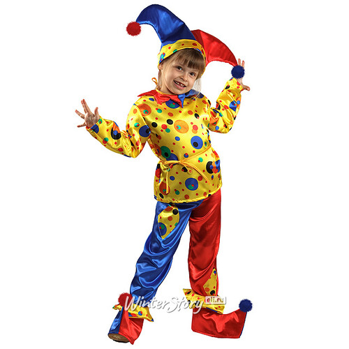 Карнавальный костюм Петрушка, рост 104 см Батик