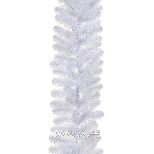 Хвойная гирлянда Исландская белоснежная 180*30 см, ПВХ Triumph Tree
