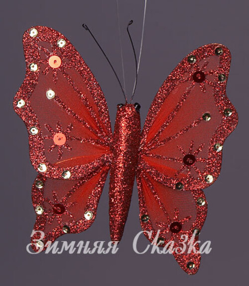Елочное украшение бабочка