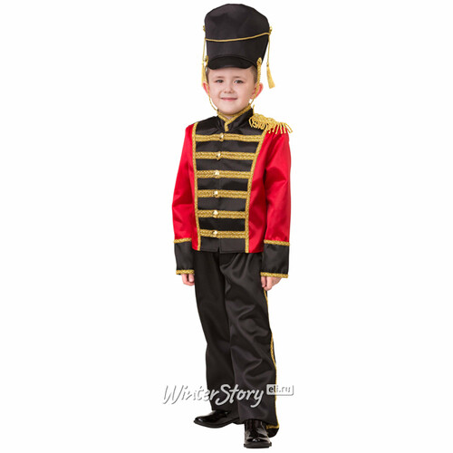 Карнавальный костюм Бравый Гусар, рост 128 см Батик