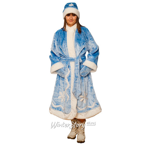 Взрослый новогодний костюм Снегурочка, 44-50 размер Бока С