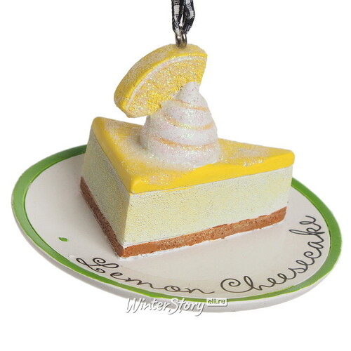 Елочная игрушка Сладости Фламандских Пекарен: Lemon Dessert 5 см, подвеска Kurts Adler