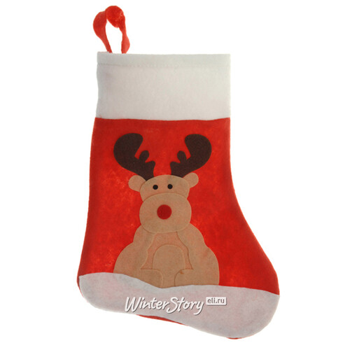 Носок для подарков Рождественский Олень 30*23 см Koopman