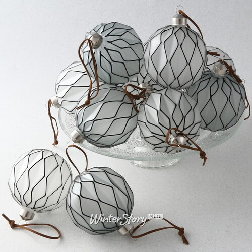 Набор стеклянных шаров Refined Geometry 8 см, 12 шт Koopman