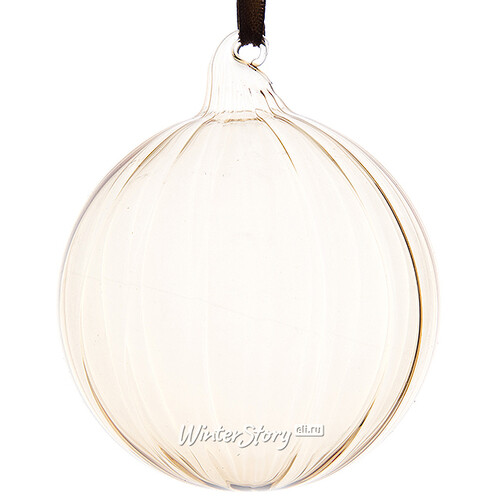 Набор стеклянных шаров Кофейные Оттенки 8 см, 12 шт Koopman