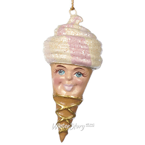 Елочная игрушка Мороженое Малиновый Миф - Cabriolet a Glace 10 см, подвеска Goodwill