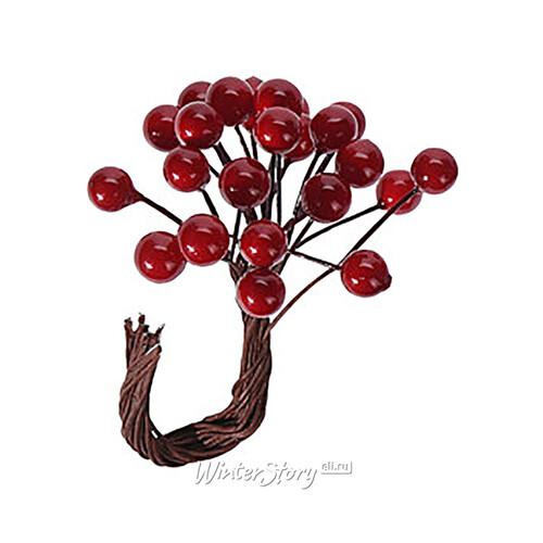 Декоративные ягоды Small Berries 12 см, 3 шт, подвеска Koopman