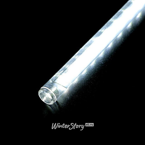 Светодиодная гирлянда Тающие Сосульки 10*0.5 м, 720 холодных белых LED ламп, черный ПВХ, 10 м, IP44 BEAUTY LED