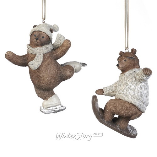 Елочная игрушка Медведь Льюис - Медвежьи Радости 10 см, подвеска Goodwill